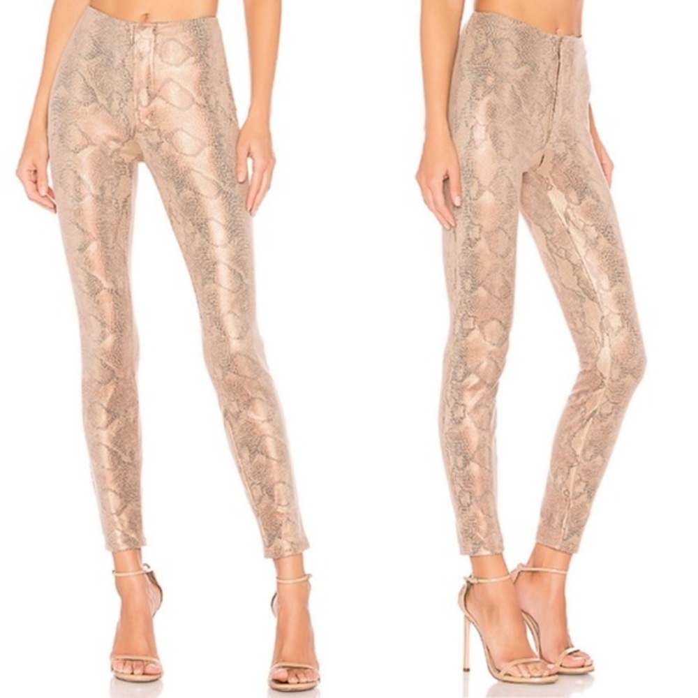 New Mother High Waist Seamless‎ Looker Ankle Skinny Slither Size 24 Edgy Neutral